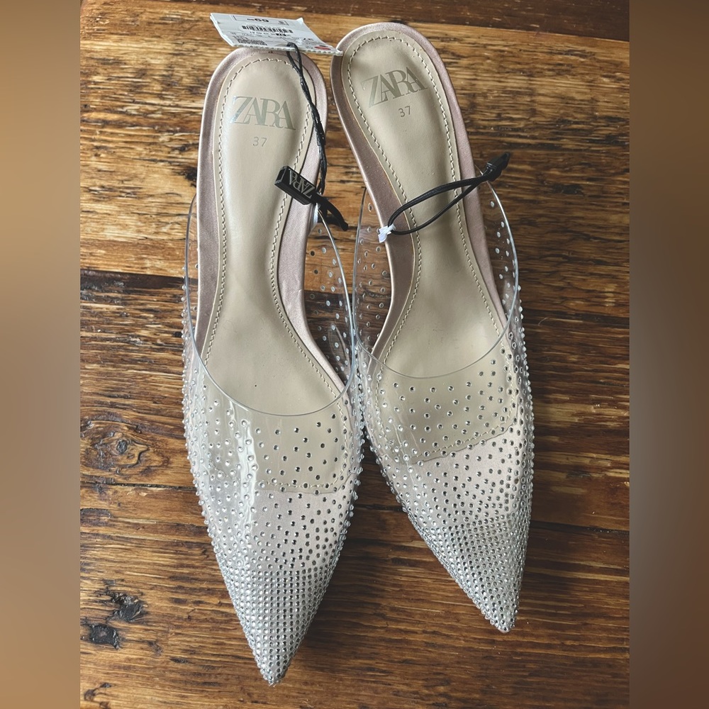 Crystal Zara Heels